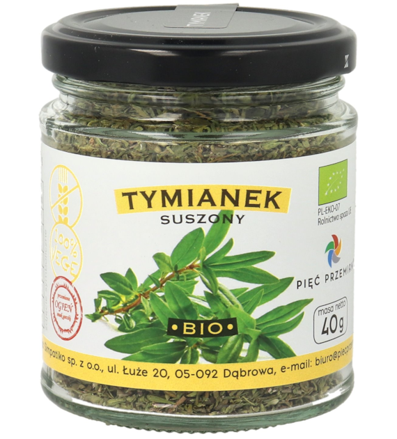 Tymianek suszony BIO 40 g - Pięć Przemian