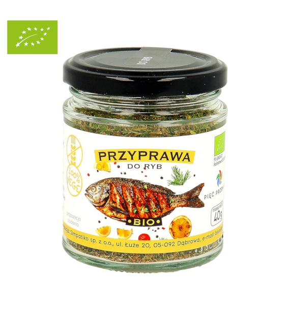 Przyprawa do ryb BIO 40 g - Pięć Przemian