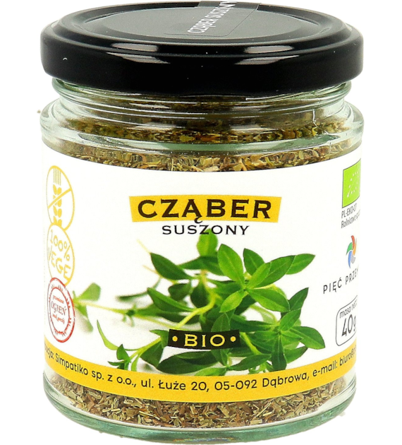 Cząber suszony BIO 40 g -  Pięć Przemian