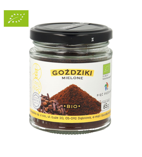 Goździki mielone bezglutenowe BIO 65 g - Pięć Przemian
