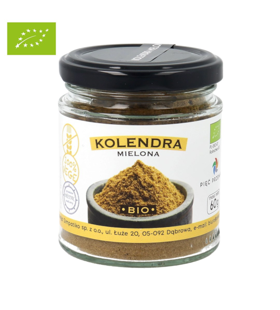 Kolendra mielona BIO 60 g - Pięć Przemian