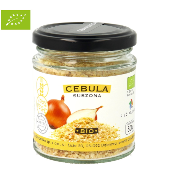 Cebula suszona BIO 80 g - Pięć Przemian