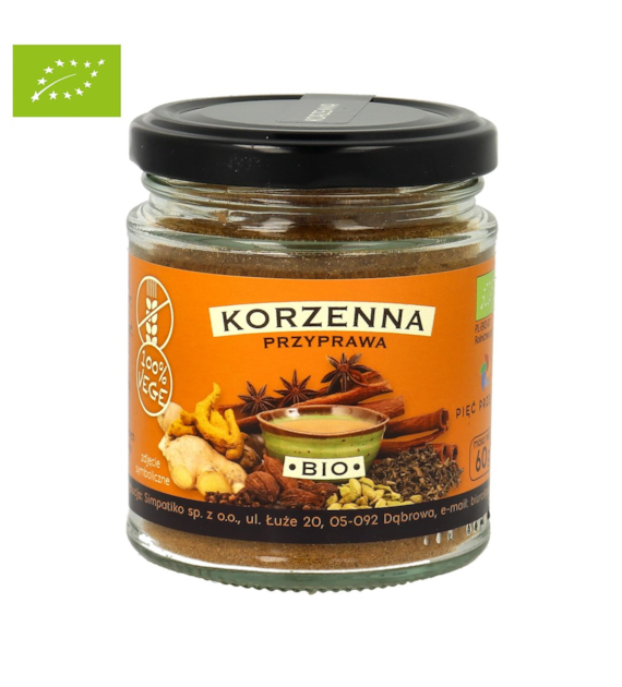 Przyprawa korzenna BIO 60 g - Pięć Przemian