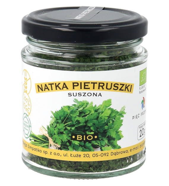 Natka pietruszki suszona BIO 20 g - Pięć Przemian