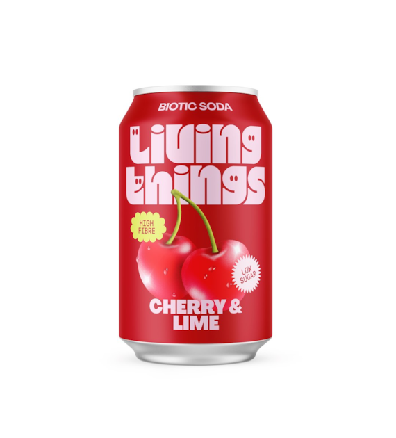 Living Things Probiotic Soda Wiśnia i Limonka 330 ml