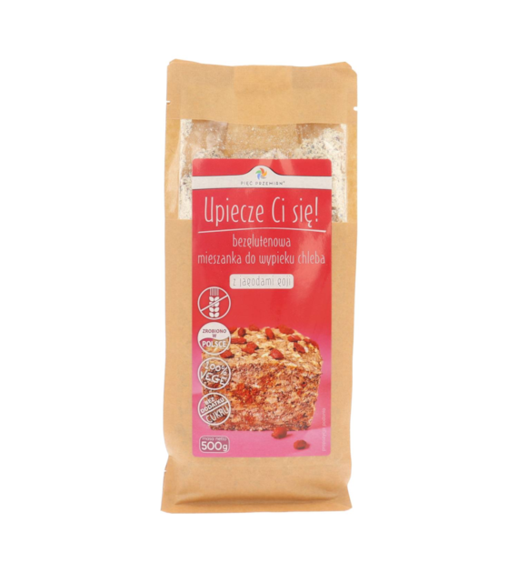 Mieszanka chleba bezglutenowego z goji 500 g - Pięć Przemian