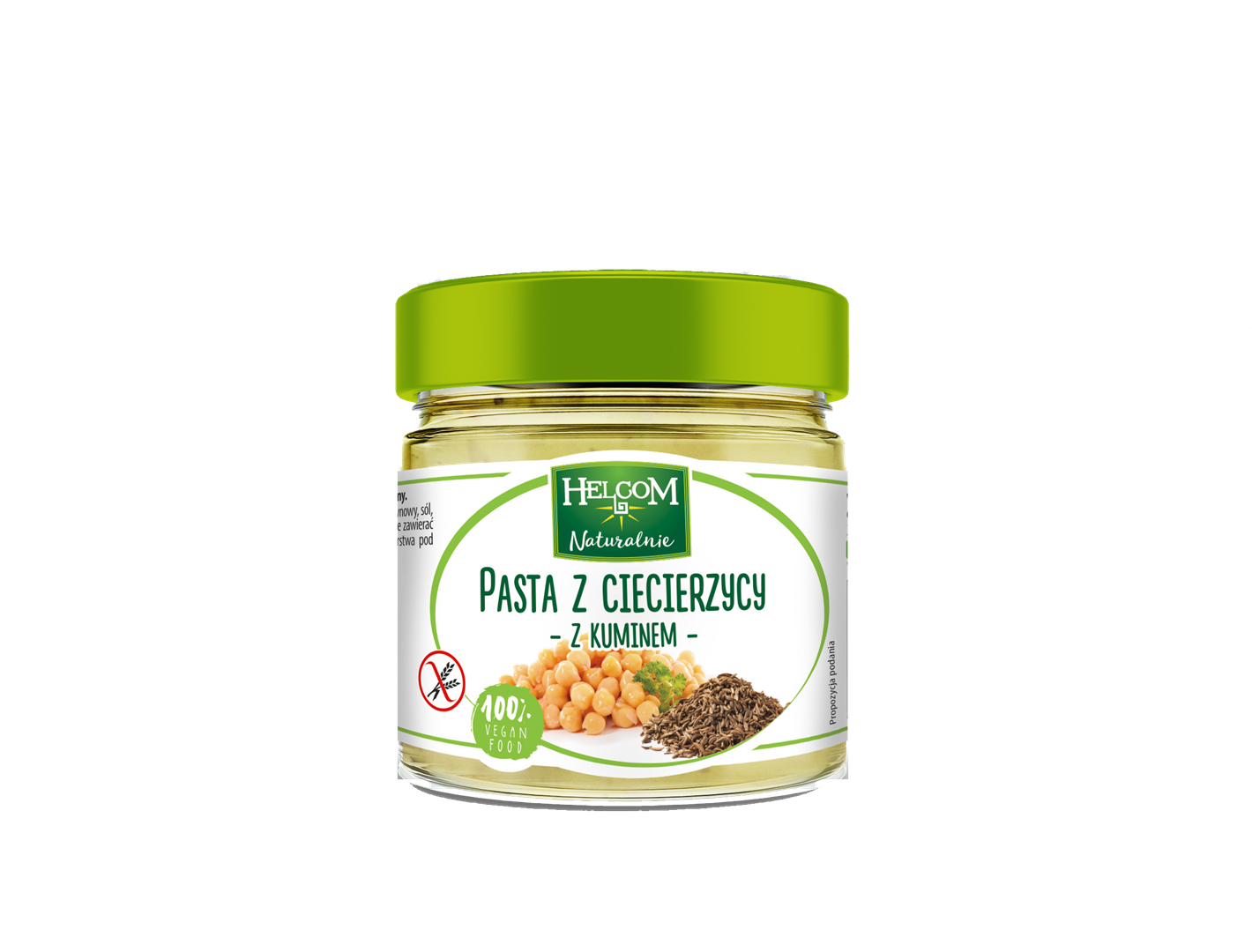 Pasta z ciecierzycy z kuminem 190 g - Helcom