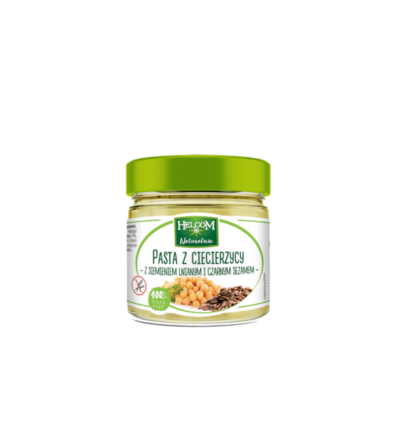 Pasta z ciecierzycy z siemieniem i sezamem 190 g - Helcom