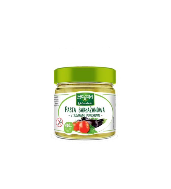 Pasta bakłażanowa z suszonymi pomidorami 190 g - Helcom