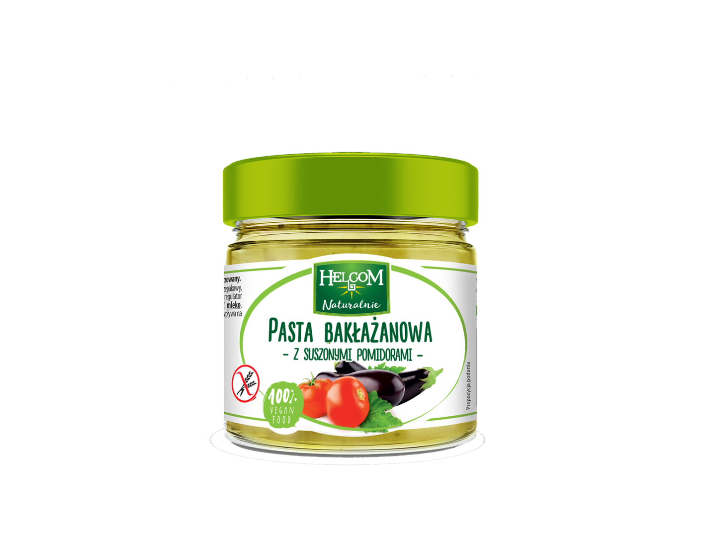 Pasta bakłażanowa z suszonymi pomidorami 190 g - Helcom