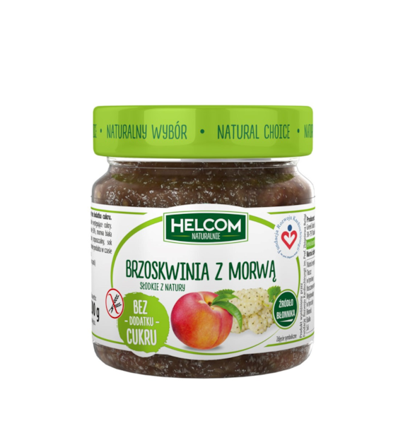 Pasta owocowa brzoskwinia z morwą 200 g - Helcom