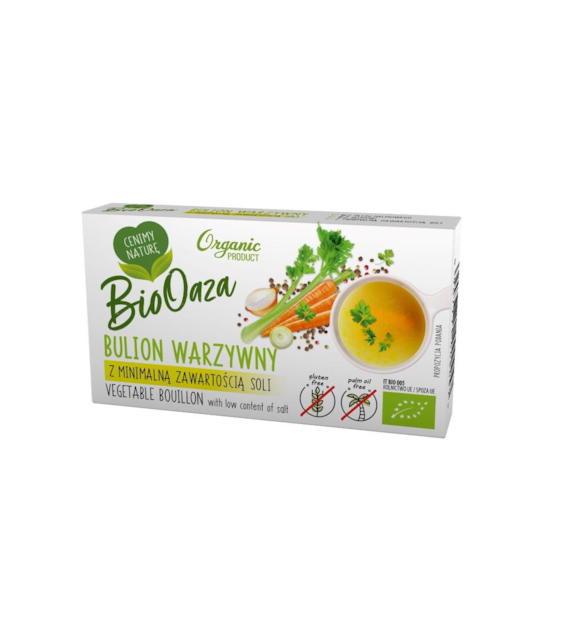 Bulion z minimalną zawartością soli 60 g BIO 1 sztuka - BioOaza