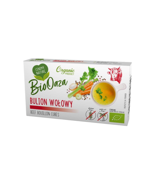 Bulion wołowy 66g BIO 1 sztuka - BioOaza