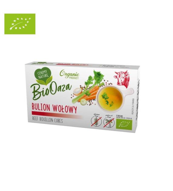 Bulion wołowy 66g BIO 1 sztuka - BioOaza