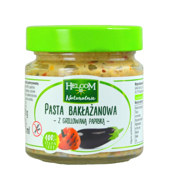 Pasta bakłażanowa z grillowaną papryką 190 g - Helcom