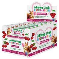 Zdrowy lizak Mniam-Mniam wiśnia musująca (ŁEZKA) - Starpharma