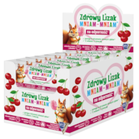 Zdrowy lizak Mniam-Mniam wiśnia musująca (ŁEZKA) - Starpharma