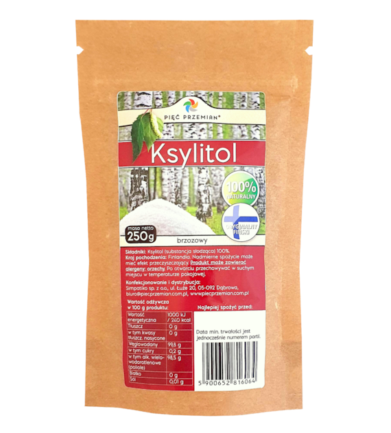 Ksylitol 250 g - Pięć Przemian