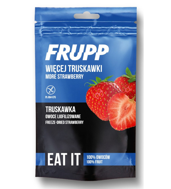 Frupp owoce liofilizowane TRUSKAWKA 13 g - Celiko