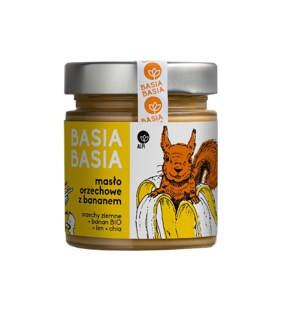 Krem orzechowy z bananem 210 g Basia Basia - Alpi