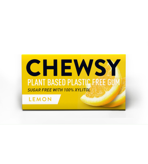 Gumy do żucia o smaku cytrynowym z ksylitolem 15 g (10 szt.) - Chewsy
