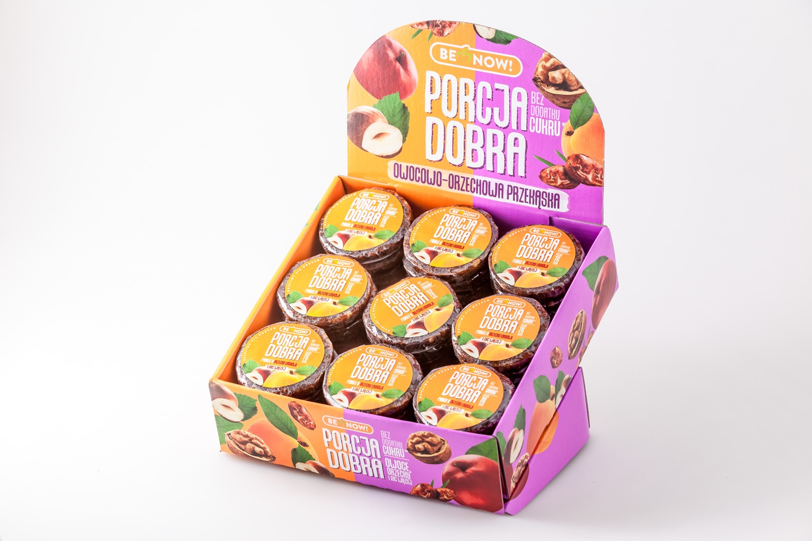 Krążki owocowe morelowo-orzechowe 25 g - Pure Life