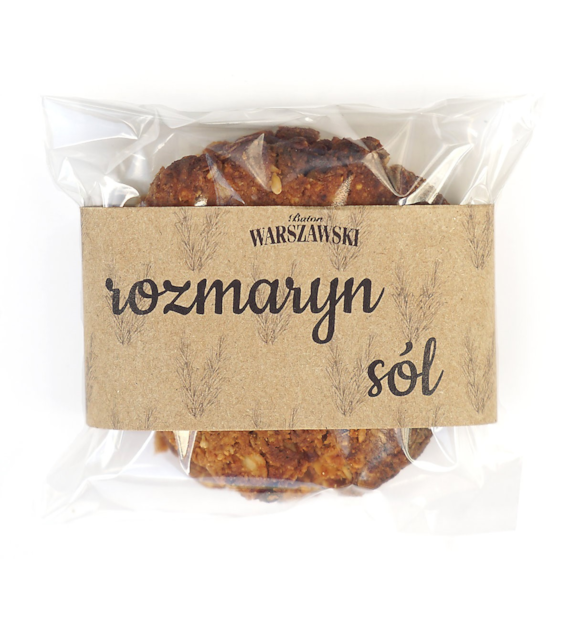 Ciastko Warszawskie - Rozmaryn i sól 60 g - Baton Warszawski