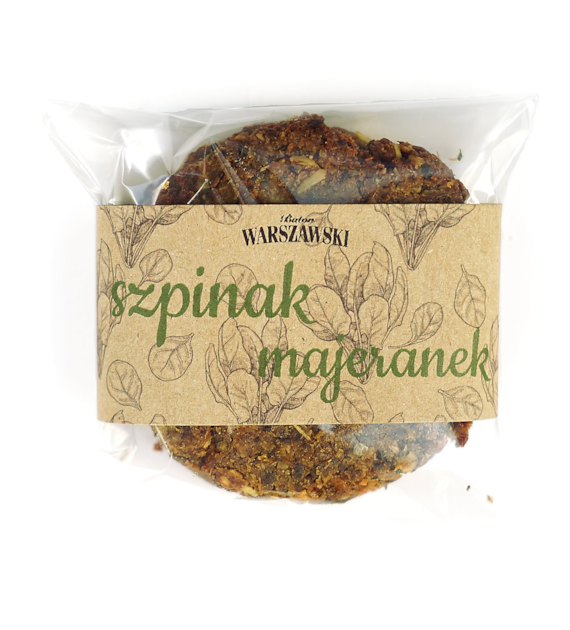 Ciastko Warszawskie - Szpinak i majeranek 60 g - Baton Warszawski