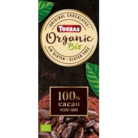 Czekolada ekologiczna gorzka 100% kakao bez dodatku cukru 100 g - Torras