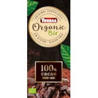 Czekolada ekologiczna gorzka 100% kakao bez dodatku cukru 100 g - Torras