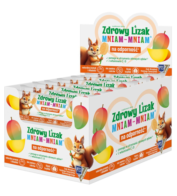 Zdrowy lizak Mniam-Mniam mango (ŁEZKA) - Starpharma