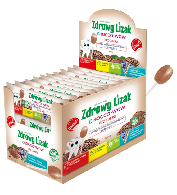 Zdrowy lizak CHOCCO-WOW (ŁEZKA) - Starpharma