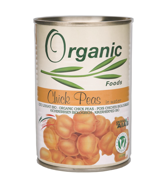 Ciecierzyca konserwowa BIO 400 g - Organic Foods