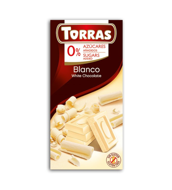 Czekolada biała 75 g - Torras