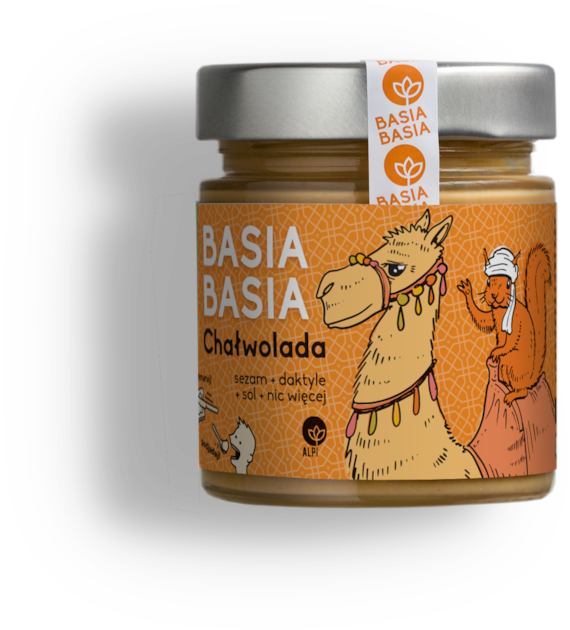 Krem sezamowo-daktylowy Chałwolada 210 g Basia Basia - Alpi