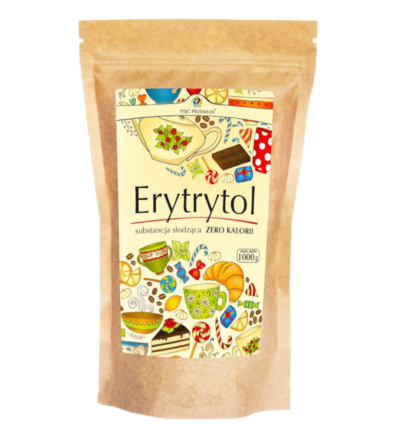 Erytrytol 1000 g - Pięć Przemian