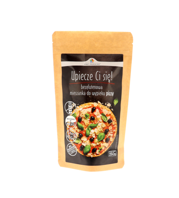 Mieszanka do wypieku pizzy bezglutenowej 250 g - Pięć Przemian