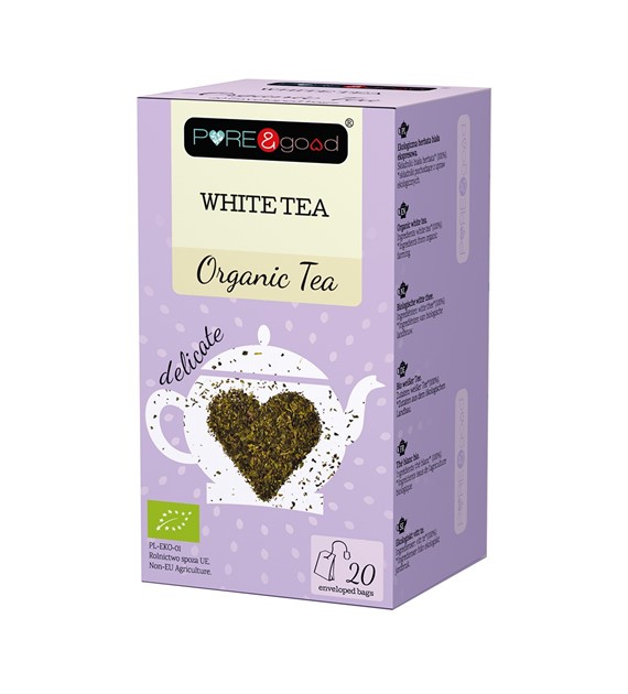 Herbata ekologiczna White Tea 36 g - Pure&good