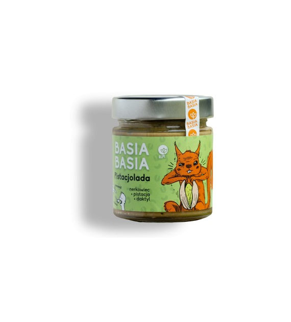 Krem z nerkowca, pistacji i daktyla Pistacjolada Basia Basia 195 g - Alpi