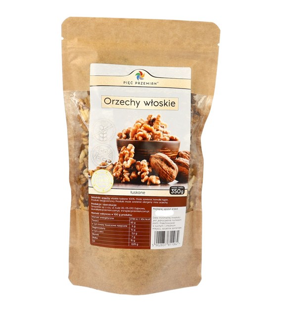Orzechy włoskie 350 g - Pięć Przemian