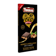 Czekolada gorzka 72% kakao z orzechami laskowymi bez dodatku cukru ZERO 150 g - Torras