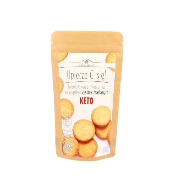 Mieszanka na keto ciastka maślane bezglutenowe 365 g - Pięć Przemian