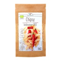 Chipsy kokosowe BIO z chili 80 g - Pięć Przemian