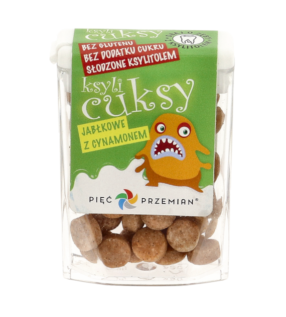 KsyliCuksy jabłkowe z cynamonem 13 g - Pięć Przemian
