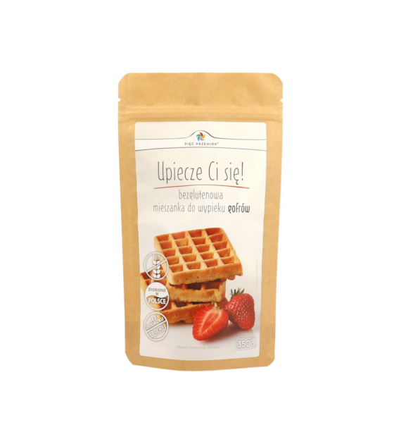 Mieszanka na gofry bezglutenowe 350 g - Pięć Przemian