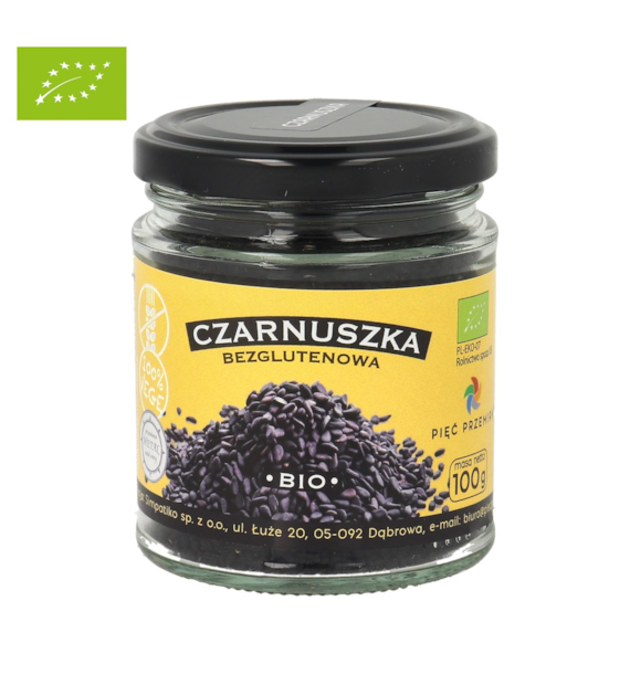 Czarnuszka bezglutenowa BIO 100 g - Pięć Przemian